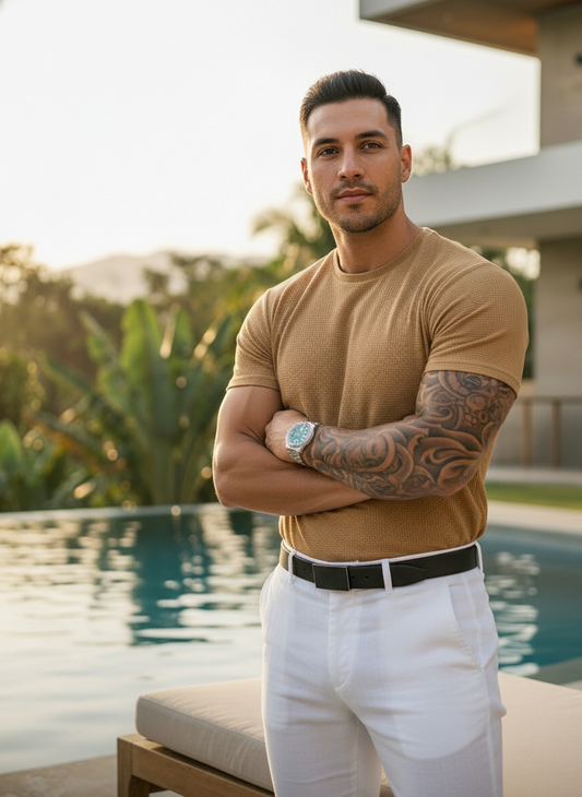 CAMISETA TEXTURIZADA CLAY